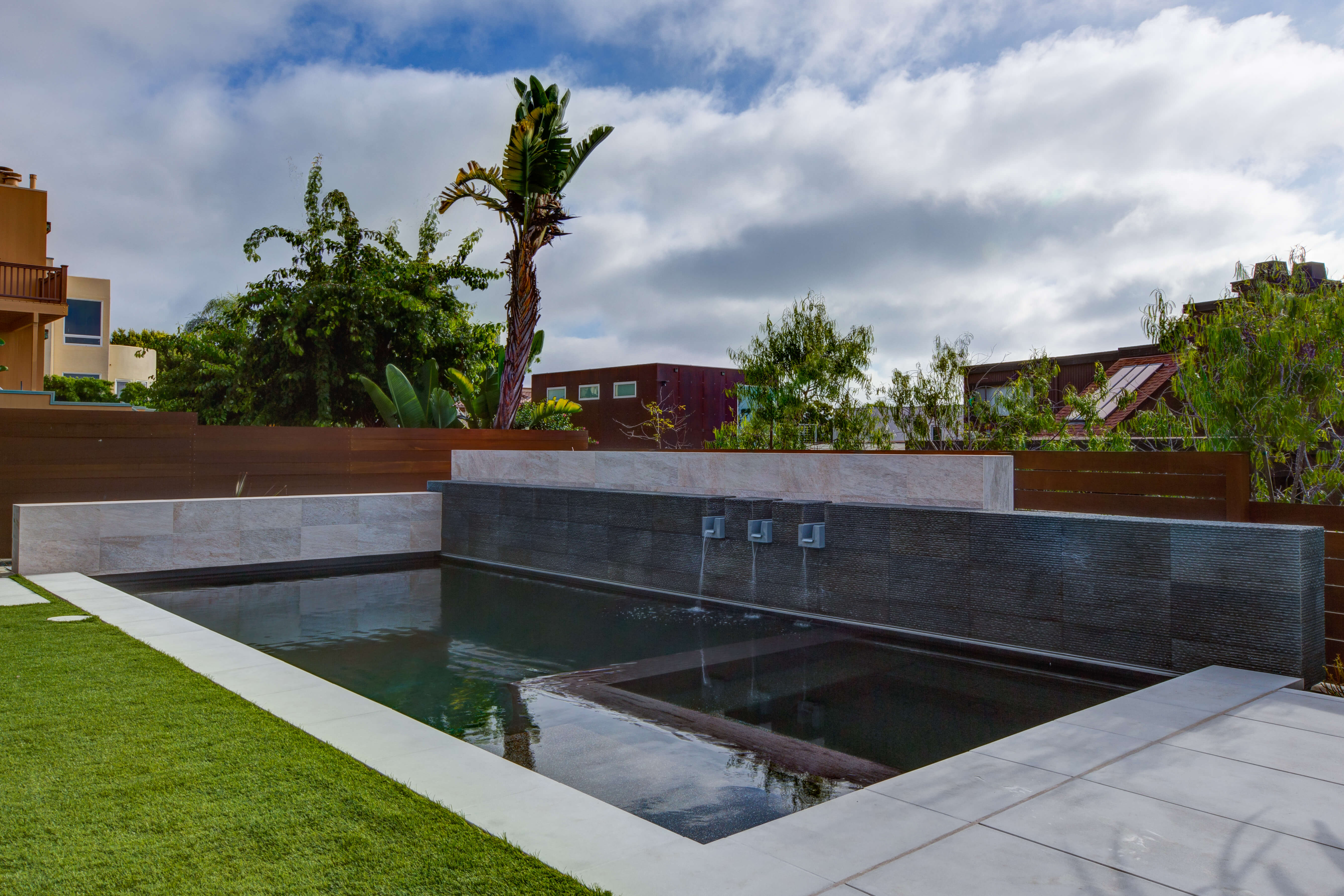 Inground Pool Photos San Diego | Water Feature Photos | Pool Builders