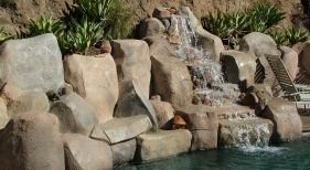 Artificial Rock Waterfall