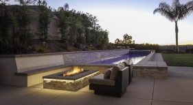 Carmel Valley Raised Lap Pool and Spa After 2