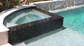 La Jolla Remodel Spa Detail